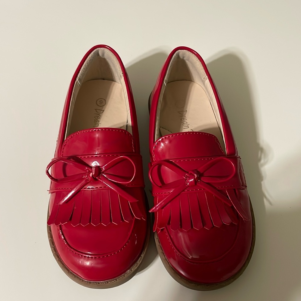 Kids red shoes